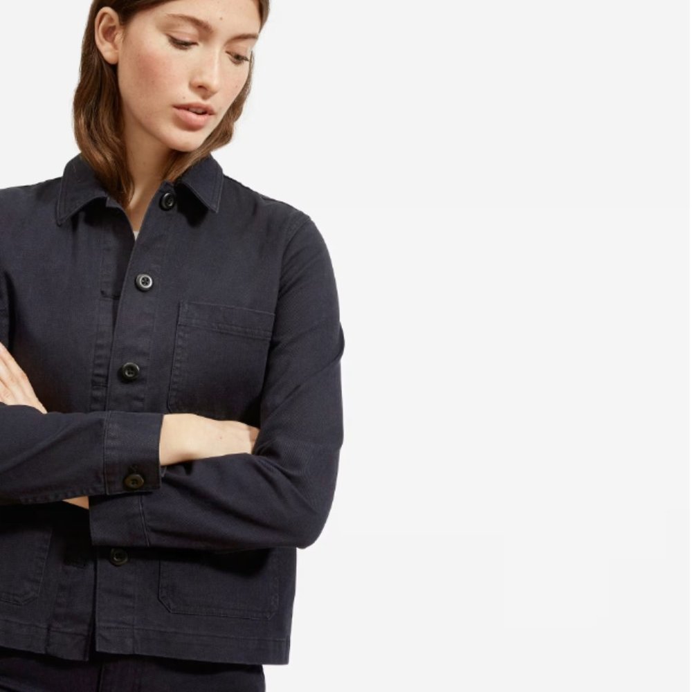 Everlane The Chore Jacket in Midnight Navy - Size Small